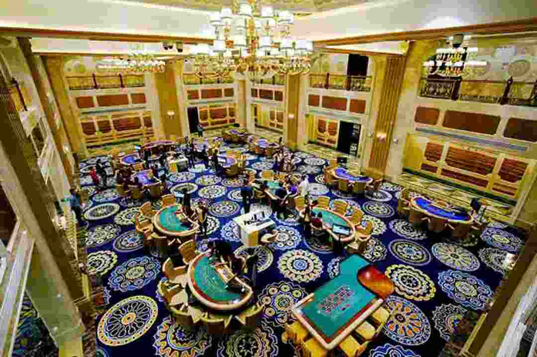 Không gian sòng bài hoành tráng, an toàn tại JinBei Casino